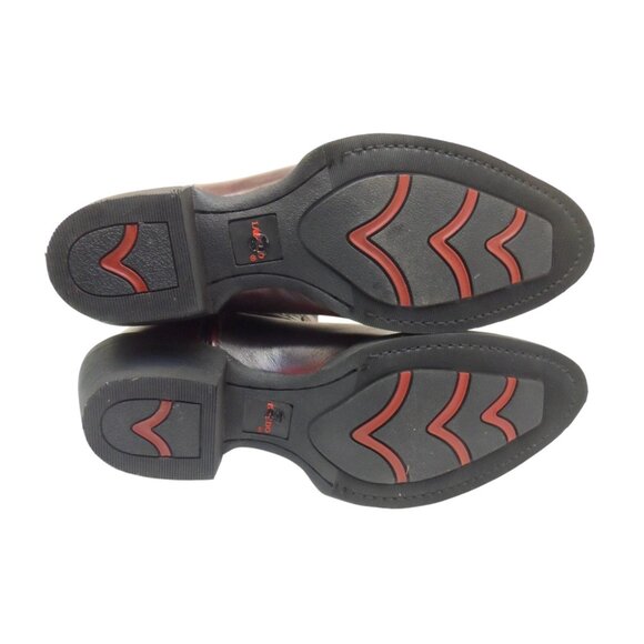 Laredo Men's 10" Birchwood Round Toe Western Boots 68458 Black-Cherry Size 9D - Picture 5 of 8